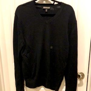 New Black V neck sweater